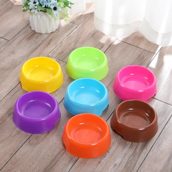 pet-bowl-dog-food-feeder-cat-puppy-plastic-round-bowl-cat-puppies-feeding-supplies-small-dog-gatos-accessories-pet-products