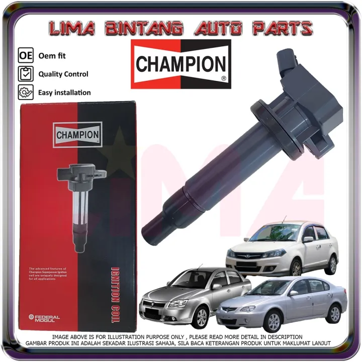 Proton Persona Old , Saga Blm Fl Ignition Coils , Plug Coil CHAMPION ...