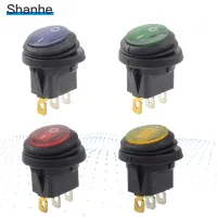 20mm Waterproof Rocker Switch 3Pin 12v 220V illuminated Lamp