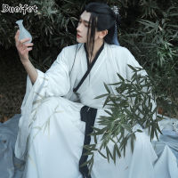 Hanfu ผู้ชายจีนแบบดั้งเดิมเย็บปักถักร้อย Hanfu คู่คอสเพลย์ Han Dynasty Dance เครื่องแต่งกายโบราณปาร์ตี้ฮาโลวีนชุด...