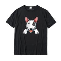 Womens Bull Terrier Pocket Bull Terrier Peeking Out Pocket T-shirt Classic T Shirt For Men Newest Cotton Group Tshirts - lor-made T-shirts XS-6XL