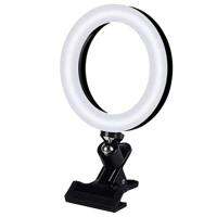 Webcam Light Adjustable Video Lighting 3 Light Modes Video Conference Lighting for Laptop Zoom Light Desk Ring Light Selfie Ring Light heathly