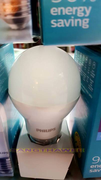 philips-หลอดไฟ-led-5-w-แสงเหลือง-warm-white-1-หลอด-กินไฟ5wให้แสง50w-ขั้ว-e27-ฟิลิปส์-5-วัตต์-essential-led-warm-white3000k-หลอดled5wฟิลิปท์แสงวอมไวท์-1หลอด