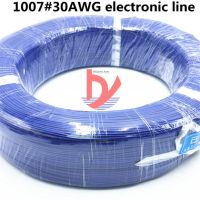 10เมตร/ชุด UL 1007 30AWG 10สีทองแดงชุบดีบุก PCB ทองแดงสายไฟและสายเคเบิลใบรับรอง UL หุ้มฉนวนสายเคเบิล LED