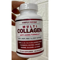 Simply Potent Multi Collagen , 60 Capsules