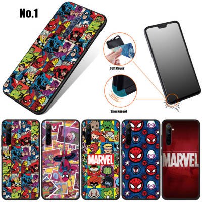 79GNN Marvel The Avengers อ่อนนุ่ม High Quality ซิลิโคน TPU Phone เคสโทรศัพท์ ปก หรับ Realme XT X2 A5 2 3 5 5S 5i 6 6i 7 7i 8 8S 8i 9 9i Pro Plus X Lite