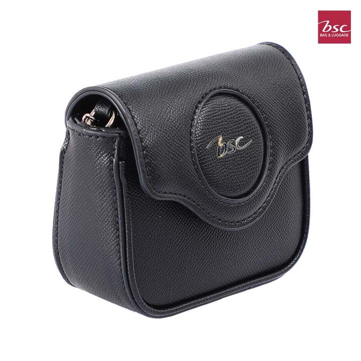 bsc-bag-amp-luggage-กระเป๋าสะพาย-mini-cross-body-รุ่น-venice-สีดำ