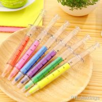 hot【DT】⊙  6 Pcs / Pack New Highlighter Stationery Syringe Fluorescent Needle Tube Watercolor Nite