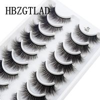 HBZGTLAD 10 pairs natural false eyelashes fake lashes long makeup 3d mink eyelashes eyelash extension mink eyelashes for beauty