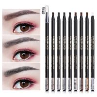 Eyebrow Pencil Cosmetic pen Brush for eyeshadow Natural Long Lasting Tattoo Tint waterproof eye brow makeup set beauty