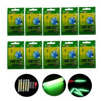 【YF】♦▣  50Pcs 10Bags Fishing Sticks for Bobbers Rod Alarm Lights Fluorescent Lightstick Night Float Tackle