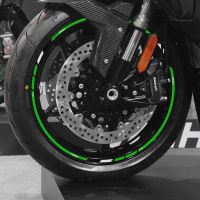 Decal 17inch Motorcycles Wheel Rim Sticker Refit Hub Sticker Suitable for The Front and Rear Wheels of Kawasaki ZX-14R Both Side