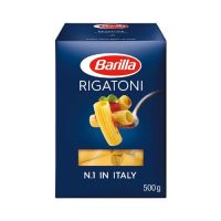 Best import products⚡ ( 2 Pcs) บาริลล่า ริกาโตนี เส้นพาสต้าทรงกระบอก 500 กรัม - Barilla Rigatoni Pasta 500g