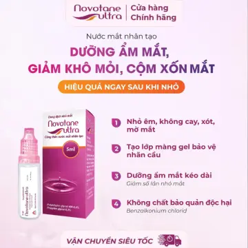 Thành phần chính của nước mắt nhân tạo dạng tép là gì?
