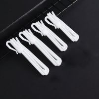 【LZ】☋  Ajustável telescópico Folding Plastic S Hook Bath Curtain Lifting 20pcs