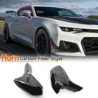 2Pcs กระจกมองหลังป้องกันกระจกมองหลังด้านข้าง Shell Scratch Resistant รถภายนอกอะไหล่สำหรับ Chevrolet Camaro 2016-2022