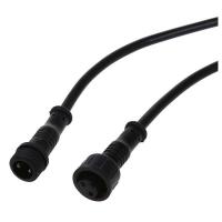 IMC Wholesale 5 X Male Female Plug 2 Pin LED Waterproof Connector Cable Black 220V