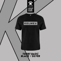2023 New Kelme TShirt Basic-สีดำ เงิน
