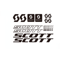 16ชิ้น Scott Bike สติกเกอร์บนรถอุปกรณ์ตกแต่ง Decals สติกเกอร์บุคลิกภาพ,ฝาครอบรอยขีดข่วนชิ้นส่วนภายนอกน่ารัก,PVC