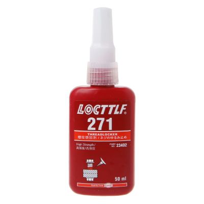 Ready Stock 271 Thread Locker Adhesive Sealant Glue Locktite Prevent Oxidation Screw Use 50ML