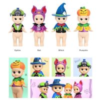 Genuine Sonny Angel Halloween Series Mystery Box Mini Figure Bat Pumpkin Spider Wizard Surprise Gifts Blind Box Doll Kids Toys