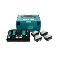 MAKITA 191G91-5 ชุดแบตตารี่ 18V 5Ah x 4 ก้อน พร้อมแท่นชาร์ตคู่ DC18RD