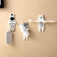 1pc Magnetic Animal Fridge Hook Key Wall Crochet Holder Removable Kitchen Hooks Multifunctional No Punching Home Decor Hook