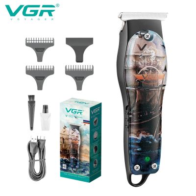 VGR Hair Cutting Machine Professional Electric Hair Clipper Rechargeable Hair Trimmer for Men Barber Supplies V 953