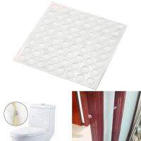 20Pcs Transparent Anti-Slip Silicone Shock Absorber Bumper Bathroom Accessories Cabinet Door Handle Stopper Anti-Collision Pads Decorative Door Stops