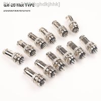 1set GX20 Nut type Male Female Electric Connectors 2/3/4/5/6/7/8/9/10/12/14/15 Pin 20mm Circular Wire Panel Aviation Socket Plug