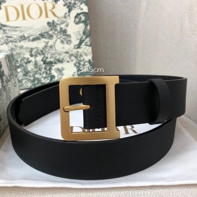 Ladies Fashion Casual Versatile Belt 3.5cm Luxury Belt With Gift Box