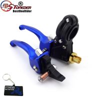 STONEDER Blue CNC Folding ke Clutch Handle Lever For Chinese Pit Dirt Bike Motorcycle Motocross Taotao Thumpstar GPX YCF DHZ