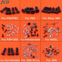 JCD PS2 PS4 PSP1000 PSP2000 PSP3000 PSV1000 for Xbox NDSL Screws set replacement Part