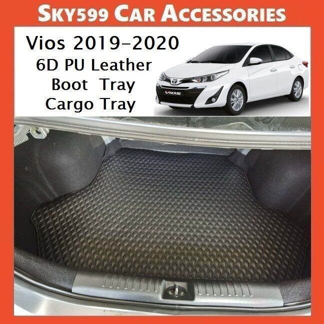 Toyota Vios 20192022 6D Pu Leather Boot Tray Cargo Tray Lazada