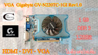 การ์ดจอ VGA Gigabyte Nvidia GT220 // 1GB // DDR3 // 128Bit  // สภาพสวยน่าใช้งาน