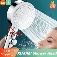 XIAOMI MIJIA 5 Modes Adjustable Black Bath Shower Head High Pressure Water Saving Shower Faucet Showerhead Bathroom Accessories