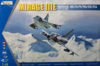 พลาสติก โมเดล ประกอบ KINETIC สเกล1/48 Mirage IIIE/O/R/RD(48050)