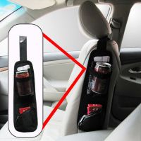 Car Seat Organizer Auto Seat Side Storage Hanging Bag Multi-Pocket Drink Holder Mesh Pocket Car Styling Organizer Phone Holder Adhesives Tape