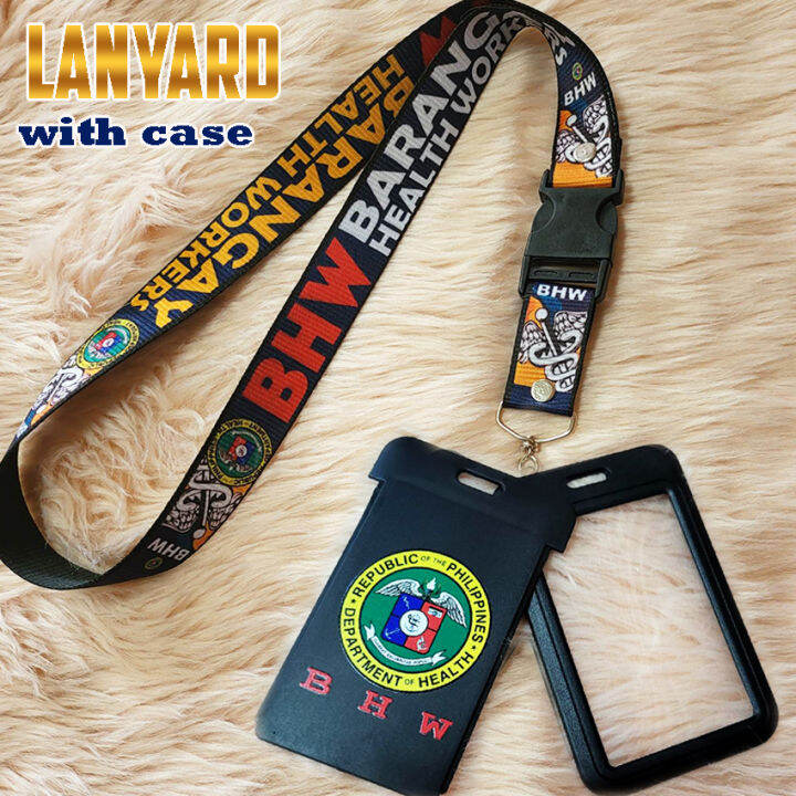 Lanyard Id Lace Neck Strap BHW Barangay Health Workers DOH Key / Id ...