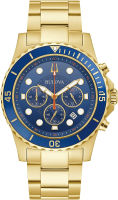 Bulova Classic Chronograph Mens Watch Classic Chronograph Gold Tone Stainless Steel