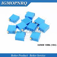 ஐ✼ 10pcs 3296W-1-104LF 3296W 100K ohm 104 3296W-1-104 3296W-104 W104 new Fine-tuning potentiometer