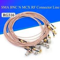 [Hot A] RF สายเคเบิ้ล BNC กับ SMA ตัวผู้กับตัวเมีย RG316สายพ่วง N/sma ไปเป็น MMCX อะแดปเตอร์ SMB น๊อตสายต่อ Coax กั้น