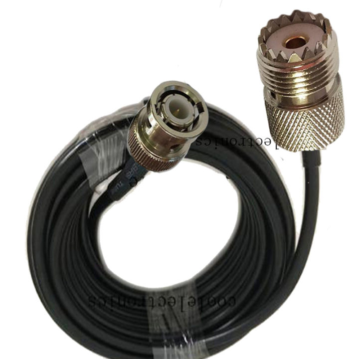 BNC Male to UHF SO239 Female Connector RF Coaxial Coax RG58 50-3 Wires Cable 50cm 1/2/3/5m 10m 15M 20M 30M