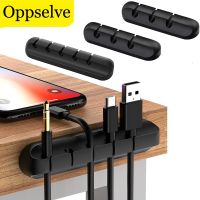 Oppselve Cable Organizer USB Cable Wire Holder For Mouse Headphone Earphone Charger Cord Protector Cable Winder Management Clips Cable Management