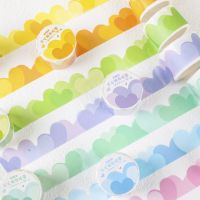 【LZ】☾☄№  Mohamm 1 rolo multi-color coração em forma de fita washi para diy arte artesanato diário página decoração cena colagem