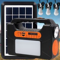 Solar Portable Generator Power StationEnergy Storage Battery ExplorerEmergency LED Lighting Radio System for Outdoor Camping ( HOT SELL) TOMY Center 2