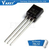 50pcs 78L12 three-terminal voltage regulator circuit output 12V 100MA TO-92 new and original