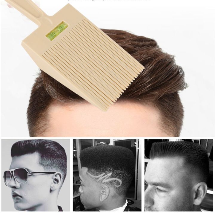 flat-top-guide-comb-with-liquid-bubble-level-flattop-hair-flattopper-beige