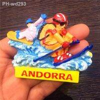 New Hot Travel Tourist Souvenir Andorra Refrigerator Magnetic Sticker Decorative Resin Fridge Magnet Crafts