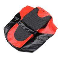 Uxcell Motorcycle Seat Saddle Cover For Yamaha ZY125T-5 Black Red Motorbike Waterproof Rain Protection Seat Cover Cushion